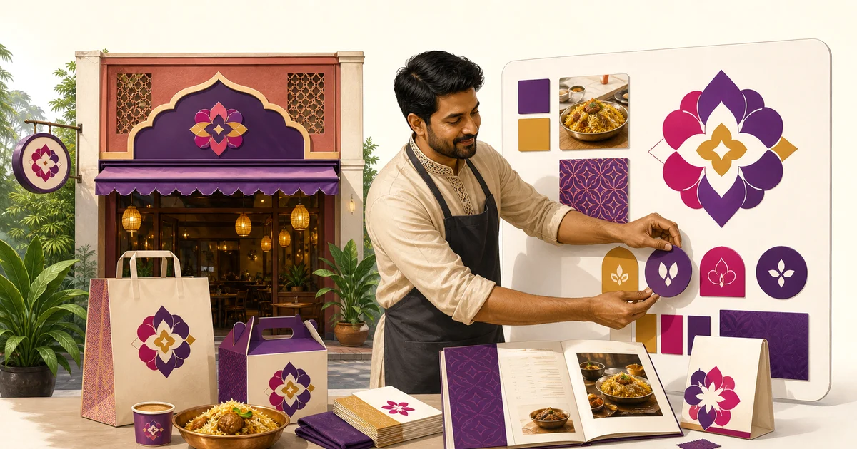 Bilingual Restaurant Branding in Bangladesh: EN + BN