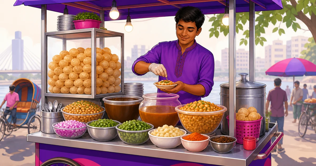ফুচকা ও চটপটির ব্যবসা: কার্ট, খরচ ও দৈনিক লাভ