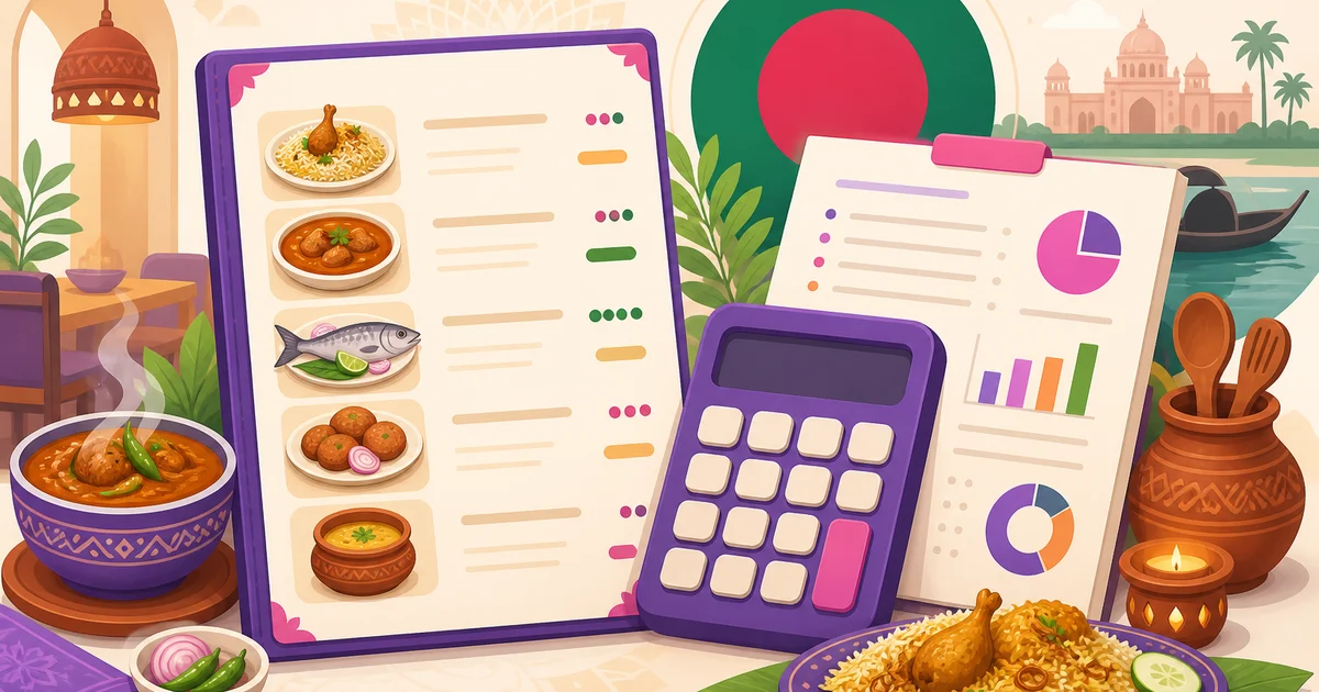 Restaurant Menu Pricing: How to Price a Menu in Bangladesh
