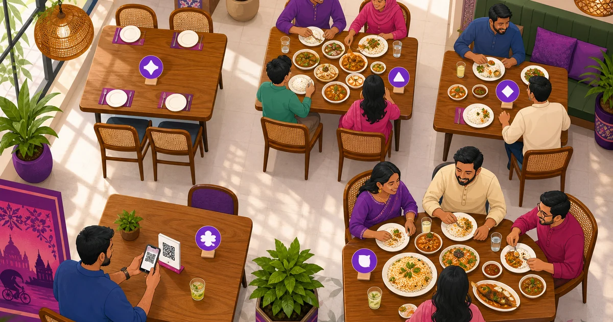 Restaurant Table Management System with QR Ordering