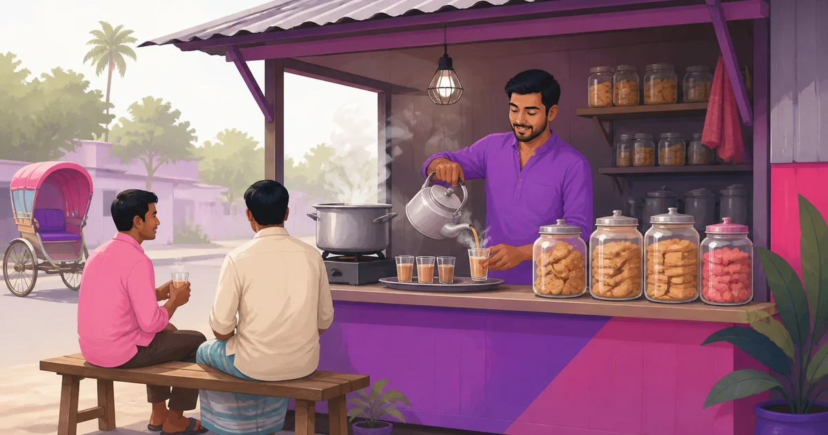 টং দোকানের ব্যবসা: সবচেয়ে ছোট যে খাবারের ব্যবসাটা চলে