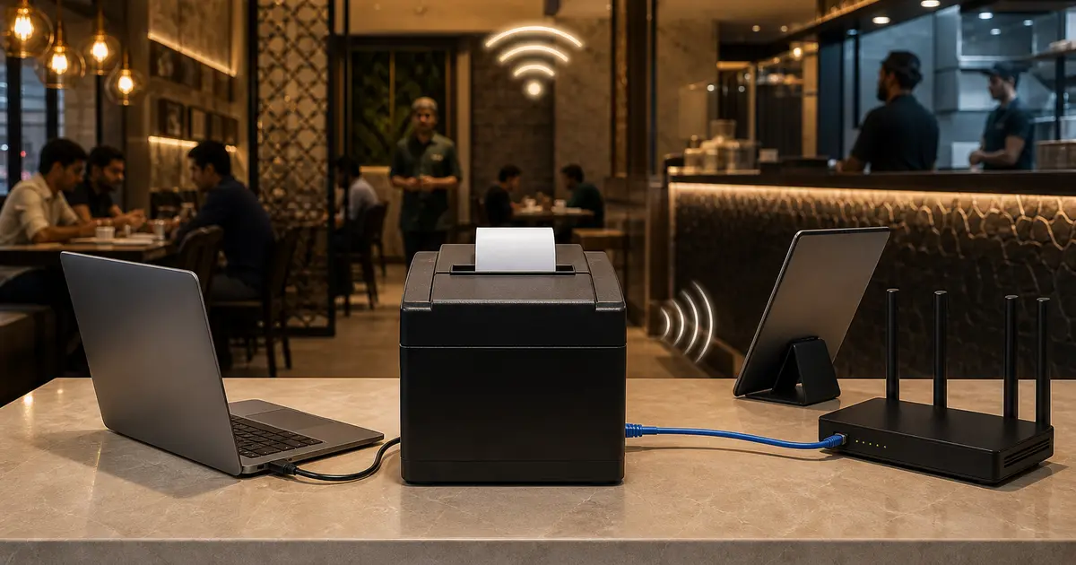 USB vs Bluetooth vs LAN POS Printer: Restaurant Setup Guide